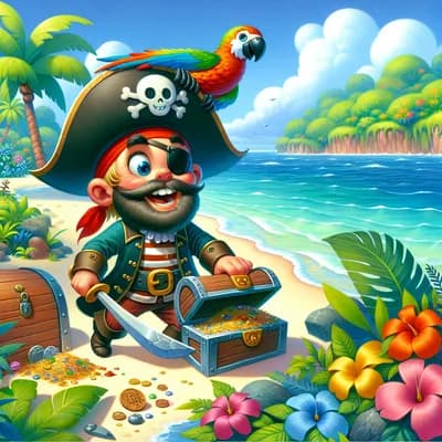 Chasse au trésor avec Jack le Pirate