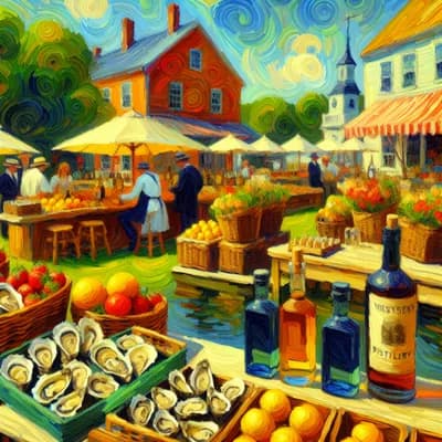 Visite de la distillerie & dégustation d'huîtres et de produits locaux