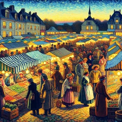 Marché nocturne de Vaux-sur-Mer