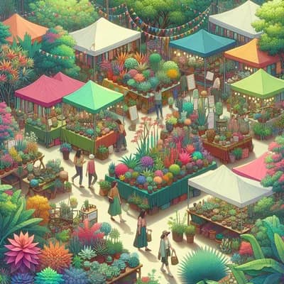 Foire aux plantes et produits d'artisanat