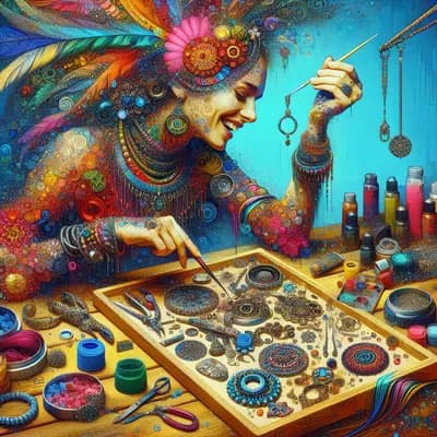 Atelier Upcycling de bijoux : création d’un bracelet unique