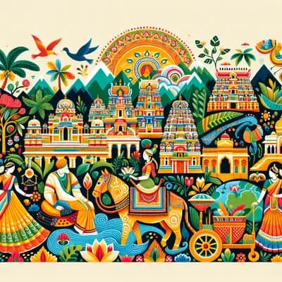 Projection - Magie de l'Inde du sud