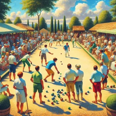 Concours de pétanque