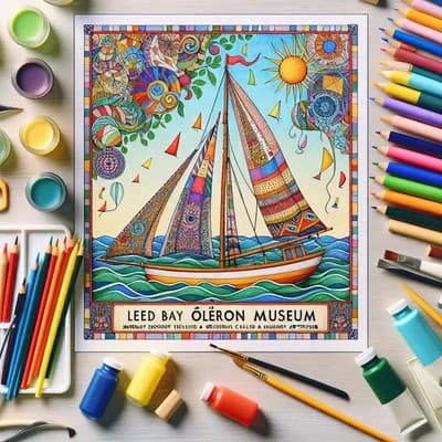 Atelier "Toutes voiles dehors" animé par Marjorie Peraud du musée d’Oléron