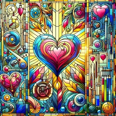 Atelier Vitrail Tiffany - Spécial St Valentin