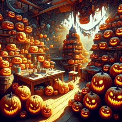 Atelier "La citrouille hantée"