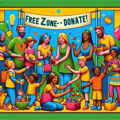Zone de gratuité : donnez !