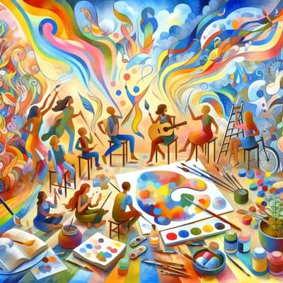 Au fil des ateliers d'arts en partage"