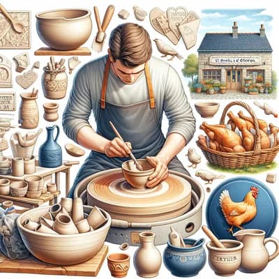 Au Tour de la Terre. Caroline Combes Céramiste