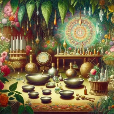 Atelier méditation bols de cristal ou tambour chamanique, création baume ou macerat, liqueur, etc🪷🌿🌸