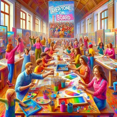 Atelier "Tout le monde à bord" animé par Marjorie Peraud du musée d’Oléron