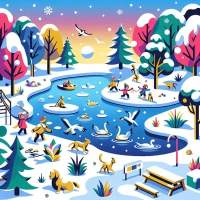 La Réserve Naturelle en hiver