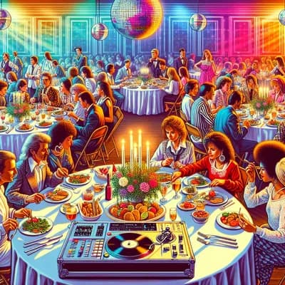 Les années 80 & 90 : repas & soirée dansante !