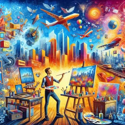 Atelier jeune peintre - Merveilles des mondes modernes