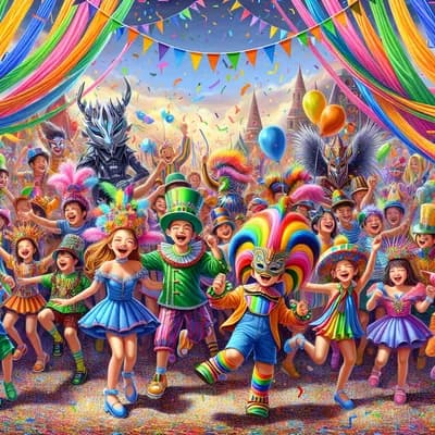 Carnaval des enfants organisé par l'APAEE