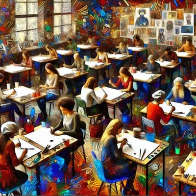 Atelier dessin à la ligne