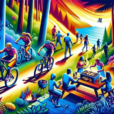 Randos des Huîtres : VTT et pédestres suivi d'un barbecue