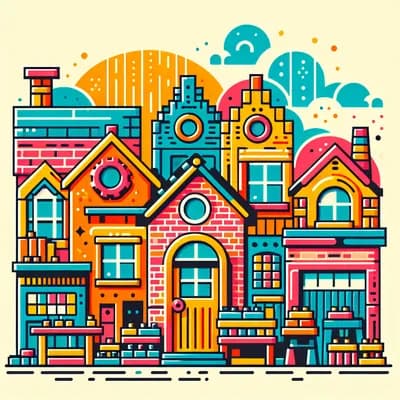 Atelier LEGO® - Maisons arc-en-ciel