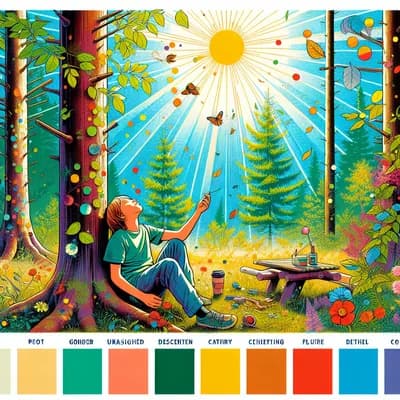 Atelier créa : bain de forêt avec Alisson Meric