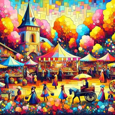 marché de printemps au château de la Vallade