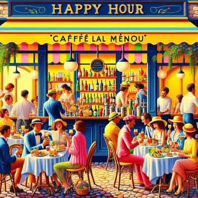Happy hour au Café La Menou