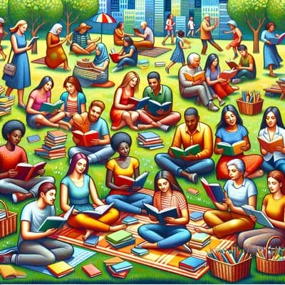 Lecture vivante - pique-nique de l'Égalité