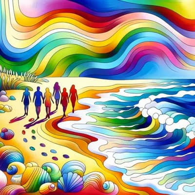 Balade en selle sur la plage 🦄