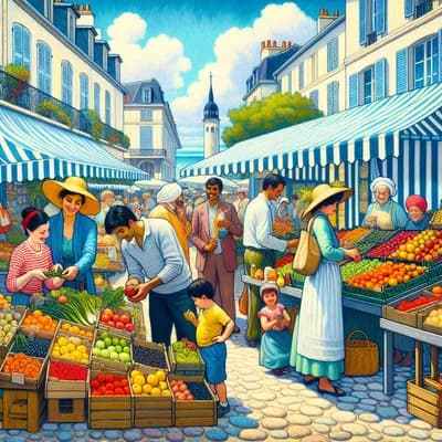 Marché extérieur de Saint-Palais-sur-Mer