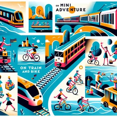 En train et à vélo, mini aventure en bord de Seudre