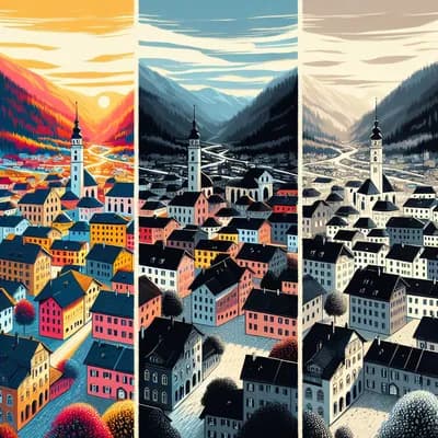 Visite éclair - Les cités noire, grise et blanche