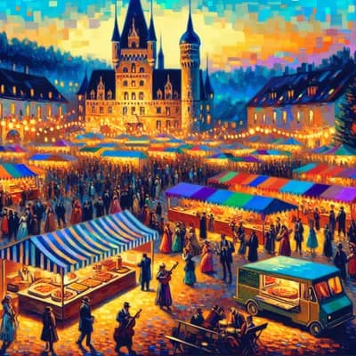 Les mercredis du Château : marché de nuit, concert et food truck