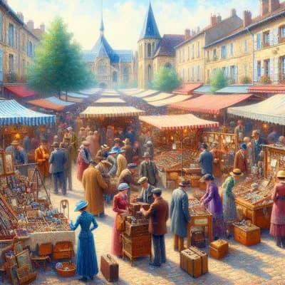 Brocante de l'Association des commerçants de Boyardville