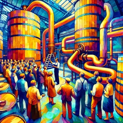 visite guidée de la distillerie