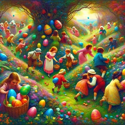 Chasse aux œufs de Pâques