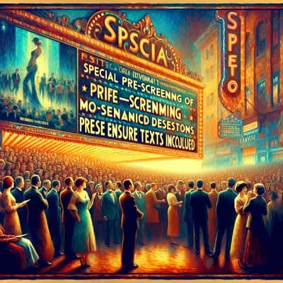 Projection en avant-première du film Jean Valjean