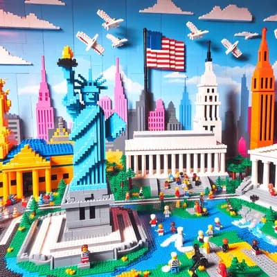 Atelier LEGO® - Monuments nord-américains
