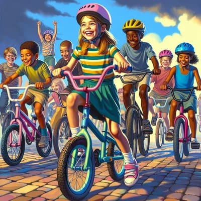 Cours de vélo 4-8 ans avec L’envolée Vélo