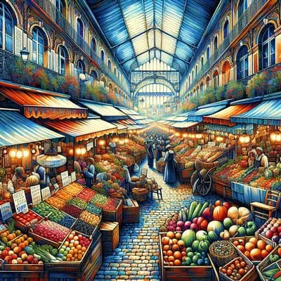 Marché de Saint André de Lidon