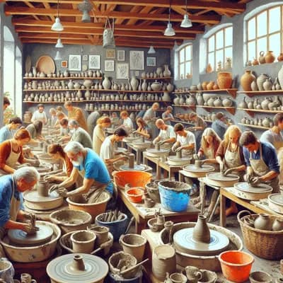 atelier cours découverte du tournage d une poterie. Au Tour de la Terre