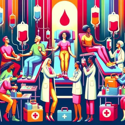 Collecte du don du sang