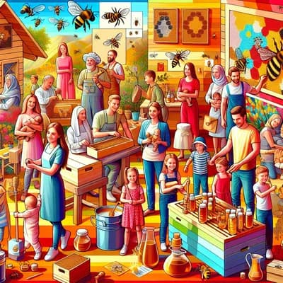 "De la ruche au miel" atelier familial