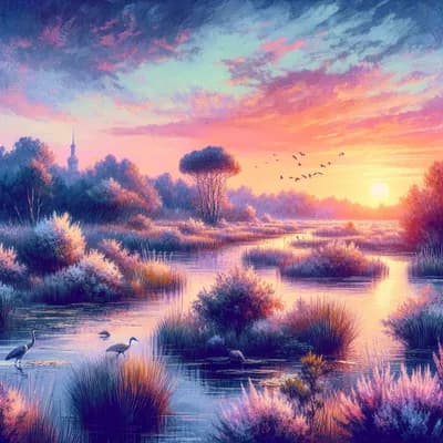 Balade nature "Au cœur de la Camargue Mortagnaise" au crépuscule