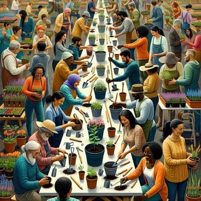 Atelier conception d’un massif végétalisé et plantation collective