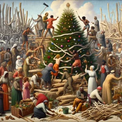 Atelier "Sapin en bois flotté"