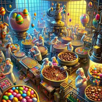 L’incroyable aventure de la chocolaterie de Pâques