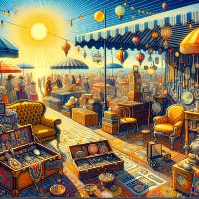 La brocante de juillet