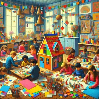 Atelier 4-6 ans - Maison pop-up