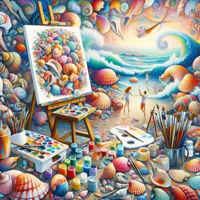 Atelier tableaux de coquillages